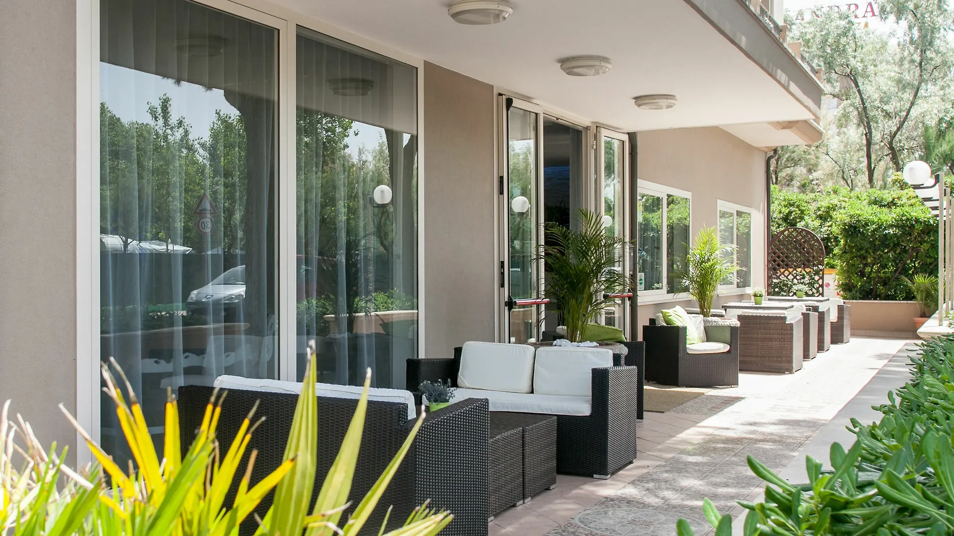***  Hotel Liberty Beach - Parking & Beach Included Riccione Italy